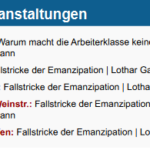 Krisis Slider Termine Februar 2026