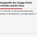 Vorlage Veranstaltung – Die Rechte und die Krise