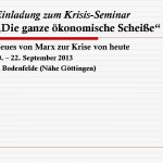 Vorlage Veranstaltung Krisis Seminar